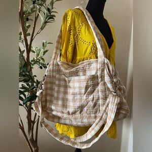 Aerie quilted duffle bag